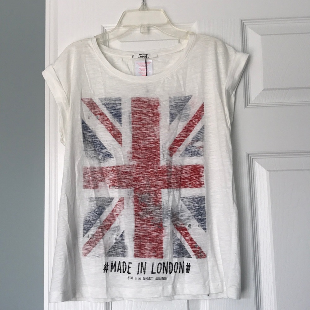 Mango denim & tees size XS